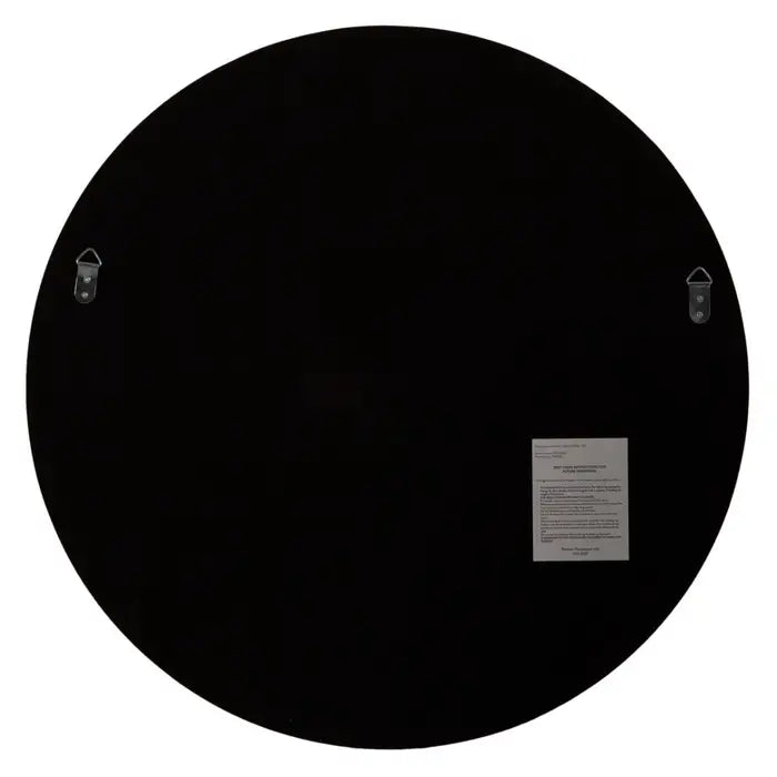 Elegant Gold Round Mirror – Iron Frame & Minimalist Design