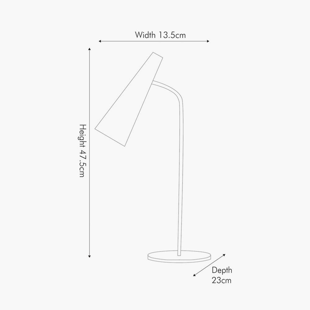 Modern Antique Silver Metal Desk Lamp – Sleek Design & Adjustable Angle
