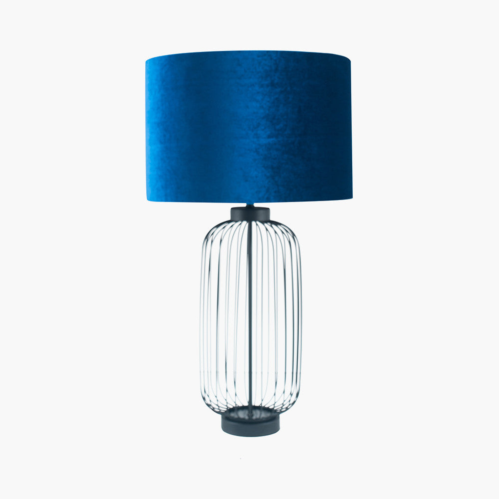Modern Matt Black Wire Table Lamp – Sleek Metal Frame