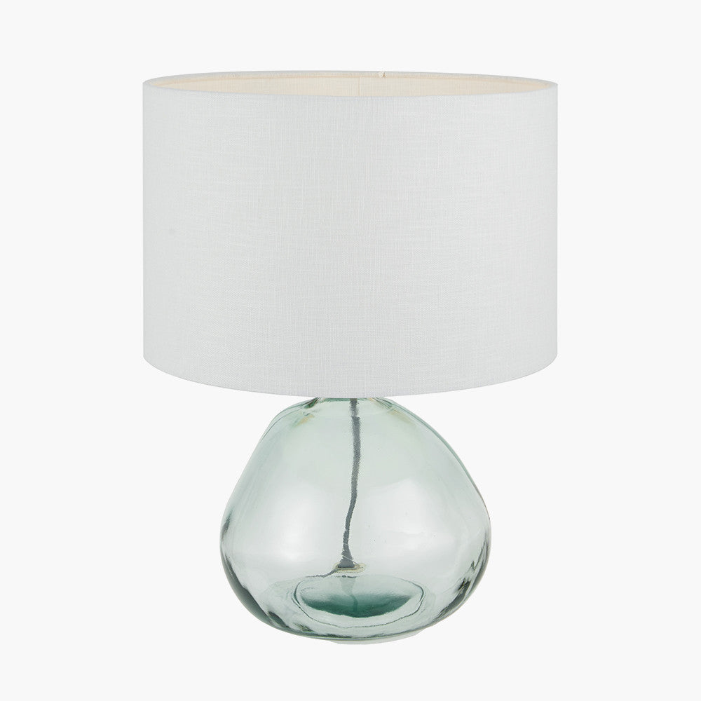 Modern Clear Glass Table Lamp – Minimalist Design & Eco-Friendly LED Compatibility