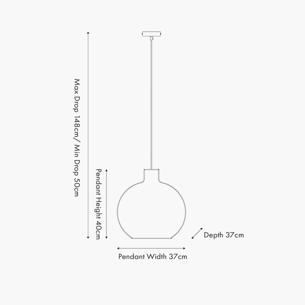 Rowan Natural Rattan Black & White Woven Ceiling Light Pendant - 39 cm