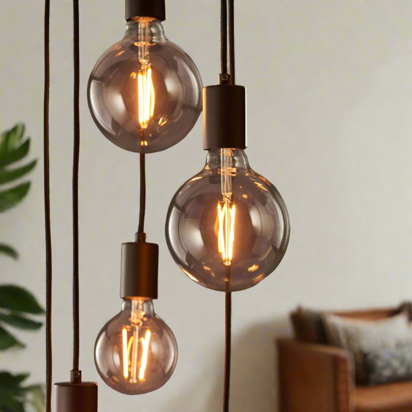 6W LED Dimmable Pendant Light Matt Black