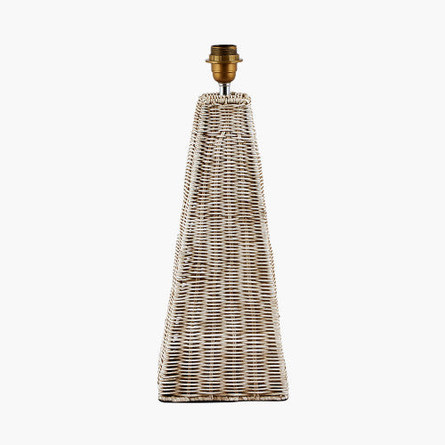 Charming Natural Rattan Table Lamp Base – Rustic Elegance