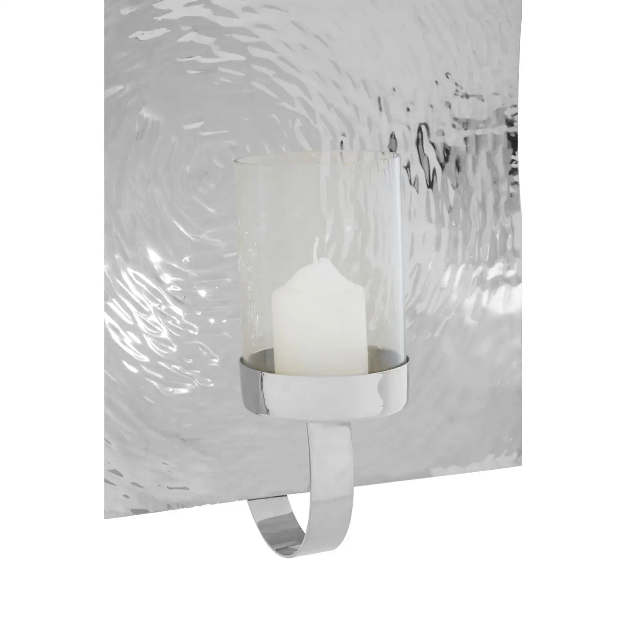 Kensington Townhouse Large Wall Sconce In Silver