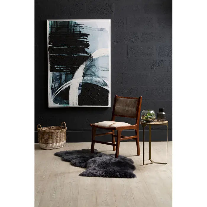 Striking Abstract Canvas Wall Art – Blue Tones