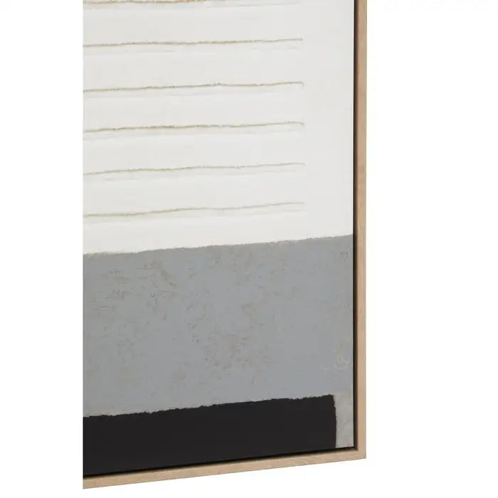 Modern Abstract Canvas Wall Art – Geometric Design with Neutral Tones