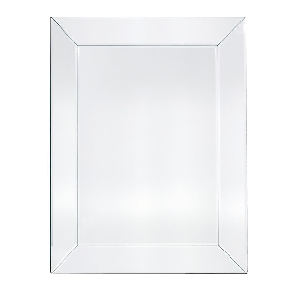 Modern Silver Beveled Rectangular Mirror – Sleek Design & Elegant Finish - Your Home Interiors - House & Home