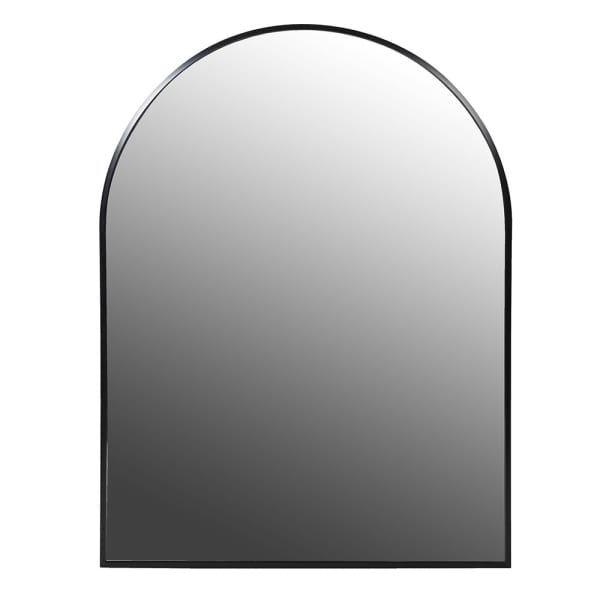 Modern Black Arched Wall Mirror – Sleek Minimalist Design - Your Home Interiors - House & Home