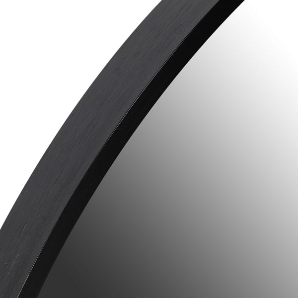 Modern Black Arched Wall Mirror – Sleek Minimalist Design