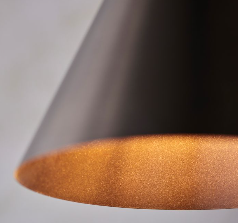 Cape Brushed Antique Bronze Pendant Ceiling Light