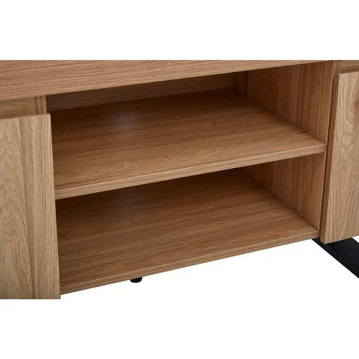 Oakton Wooden Media Unit In Natural
