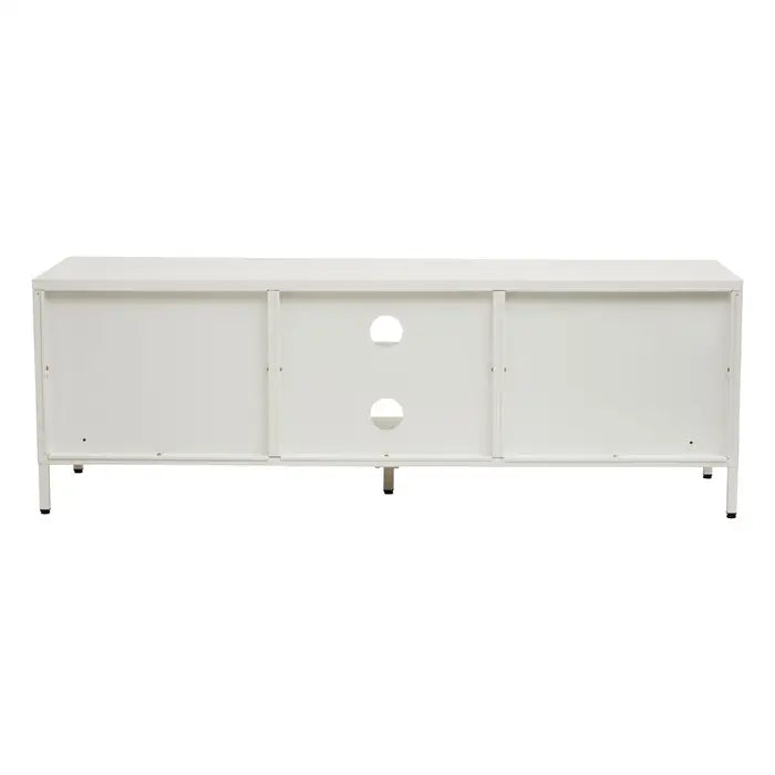 Zero Two Door White Media Unit