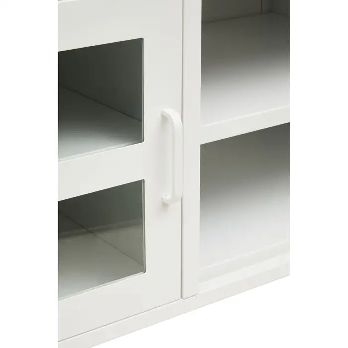 Zero Two Door White Media Unit