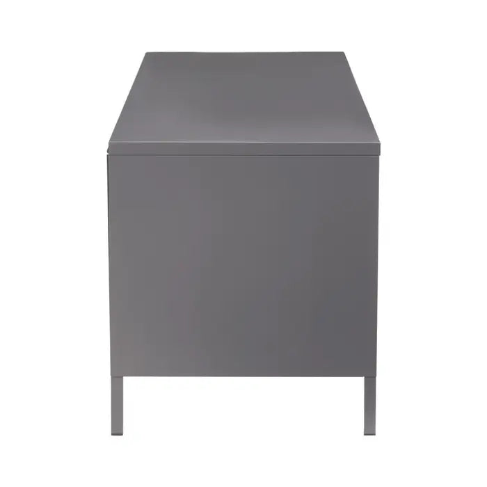 Zero Two Door Grey Media Unit
