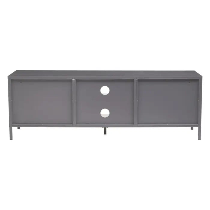Zero Two Door Grey Media Unit