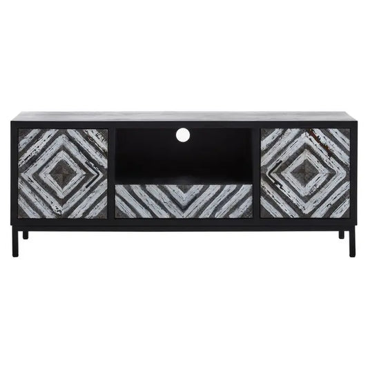 Lombok Black Frame Media Unit