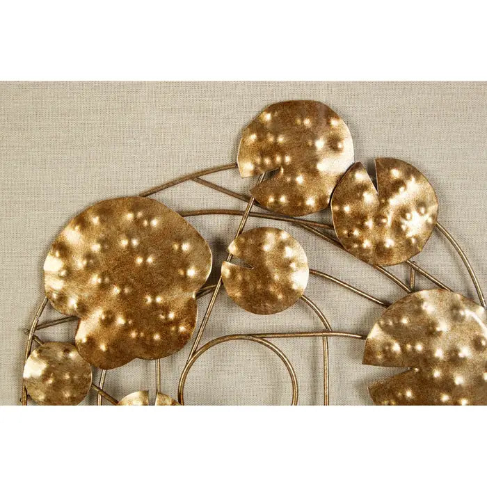 Framed Bronze Abstract Wall Art
