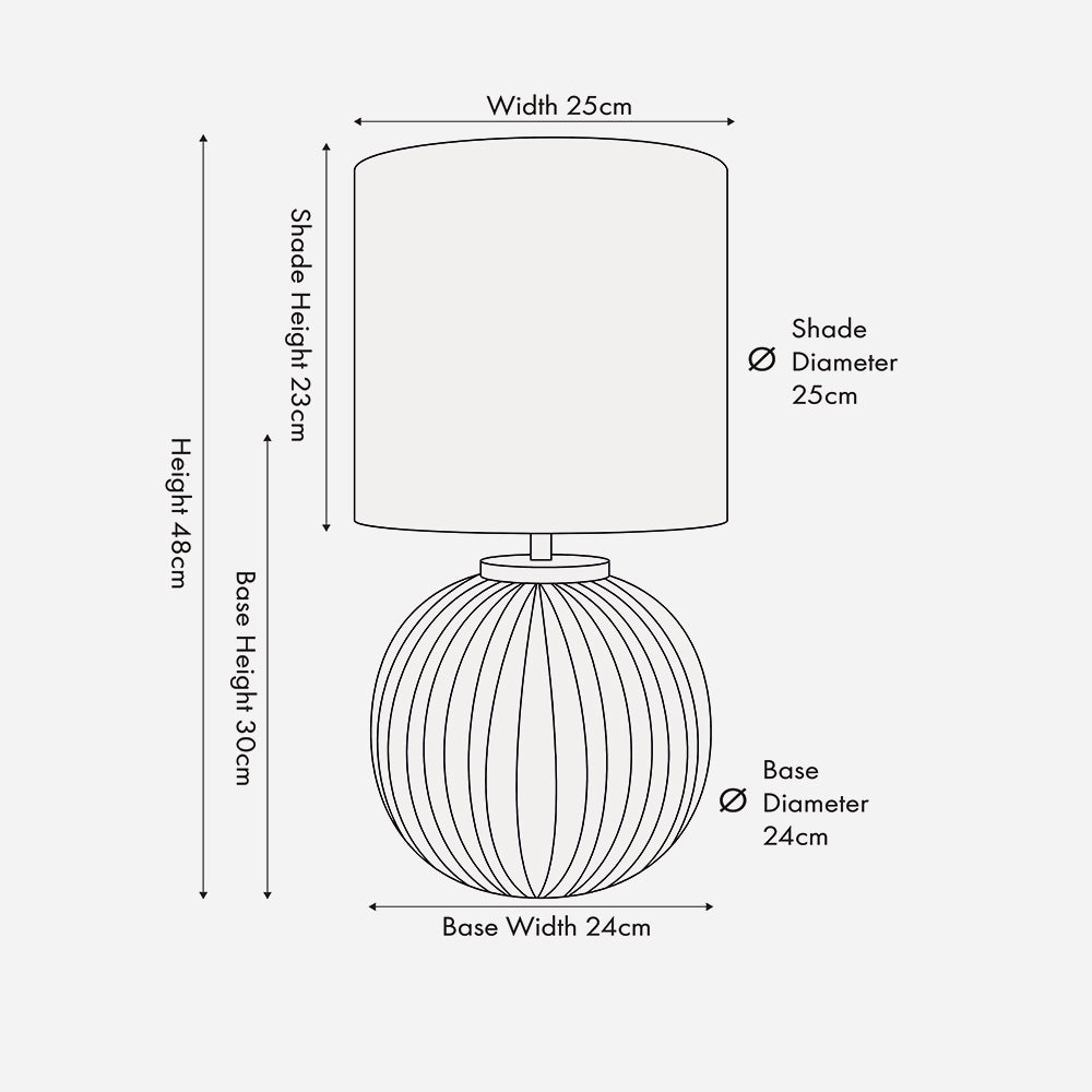Modern Terracotta Table Lamp – Gold Detailing & Cream Linen Shade