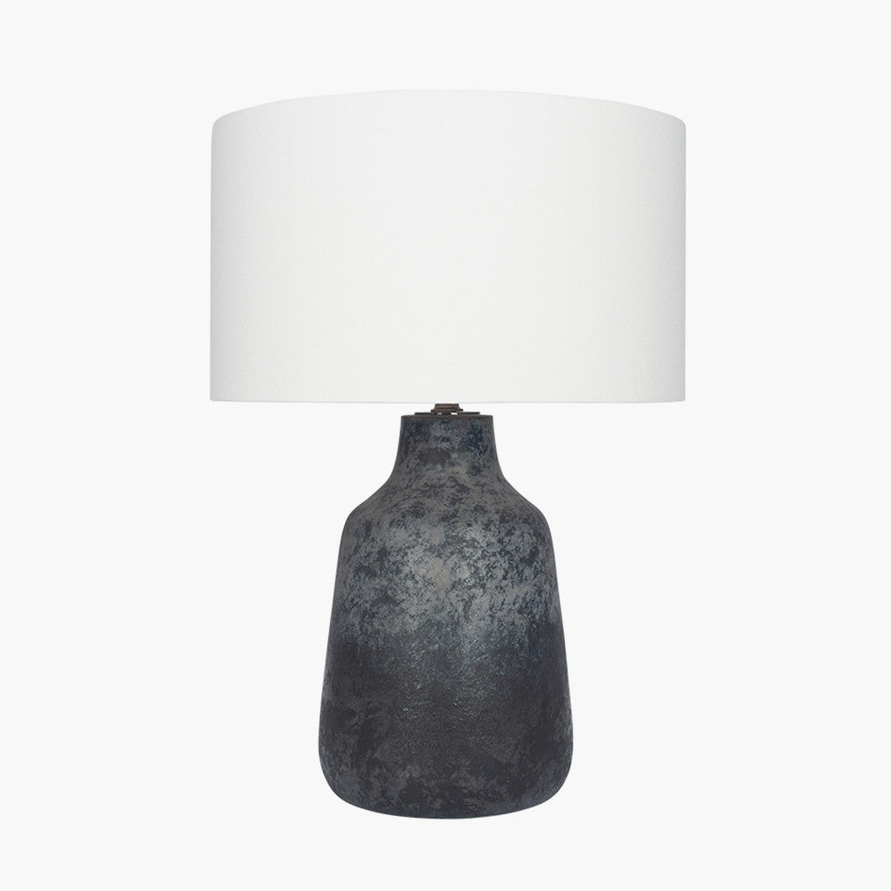 Rustic Volcanic Ceramic Table Lamp Base– Textured Finish