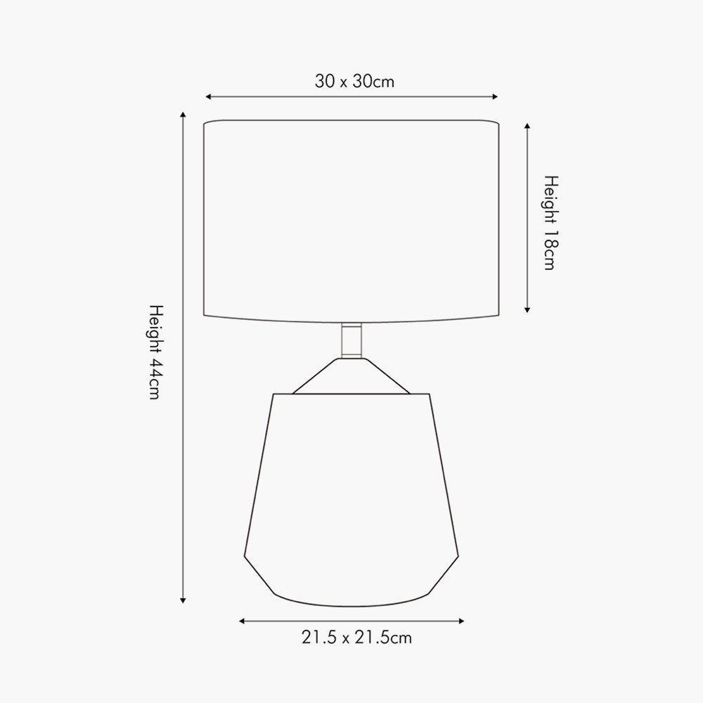 Modern Black Textured Ceramic Table Lamp – Brushed Silver Accents & Neutral Drum Shade ( 30/06/25)