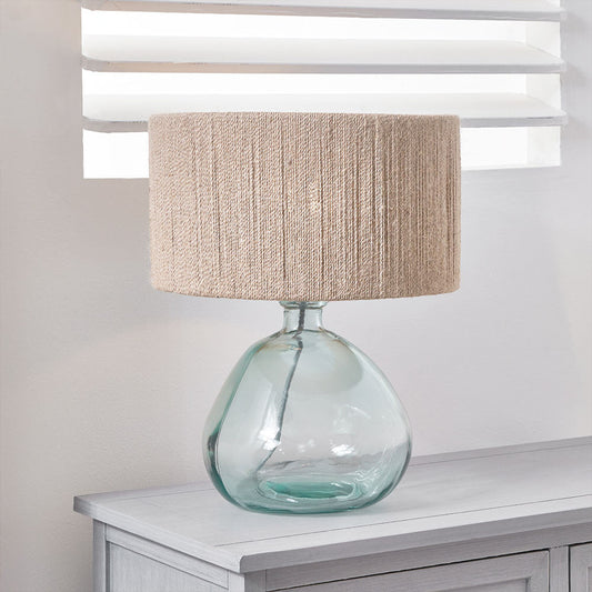 Modern Clear Glass Table Lamp – Minimalist Design & EcoFriendly LED Compatibility  