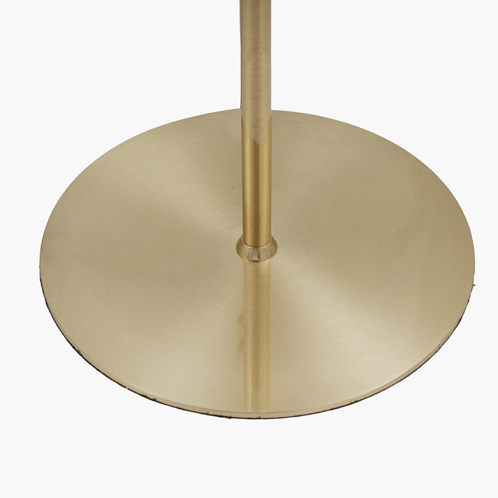 Modern Brushed Brass Floor Lamp – Sculptural Multi Light Design