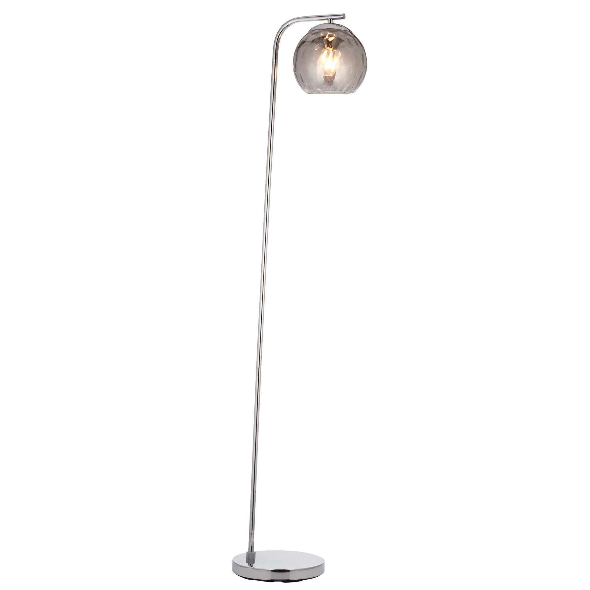 Dimple Light Floor in Chrome