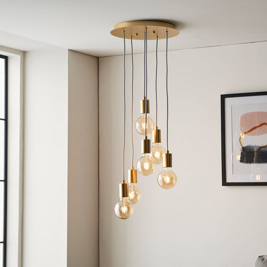 6W LED Pendant Light  Matt Black Finish