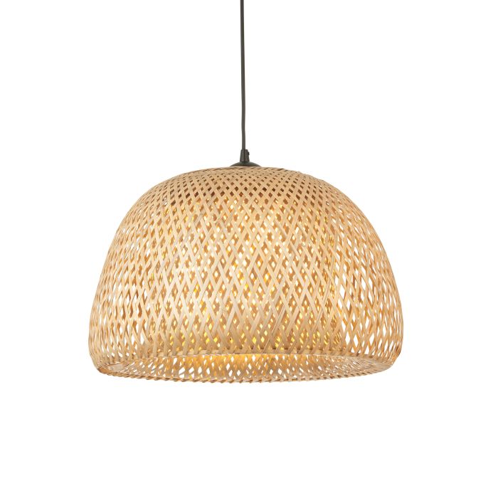 Natural Bali Rattan Dome Ceiling Pendant Light