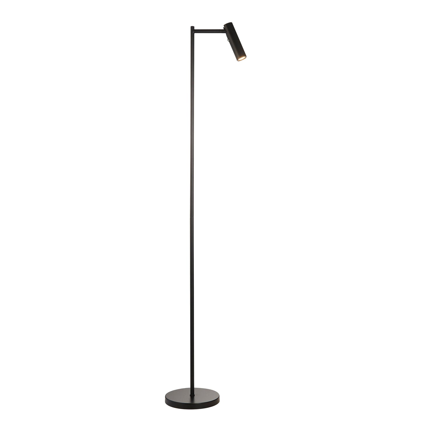 Modern Black Metal LED Floor Lamp – Contemporary Minimalist Design