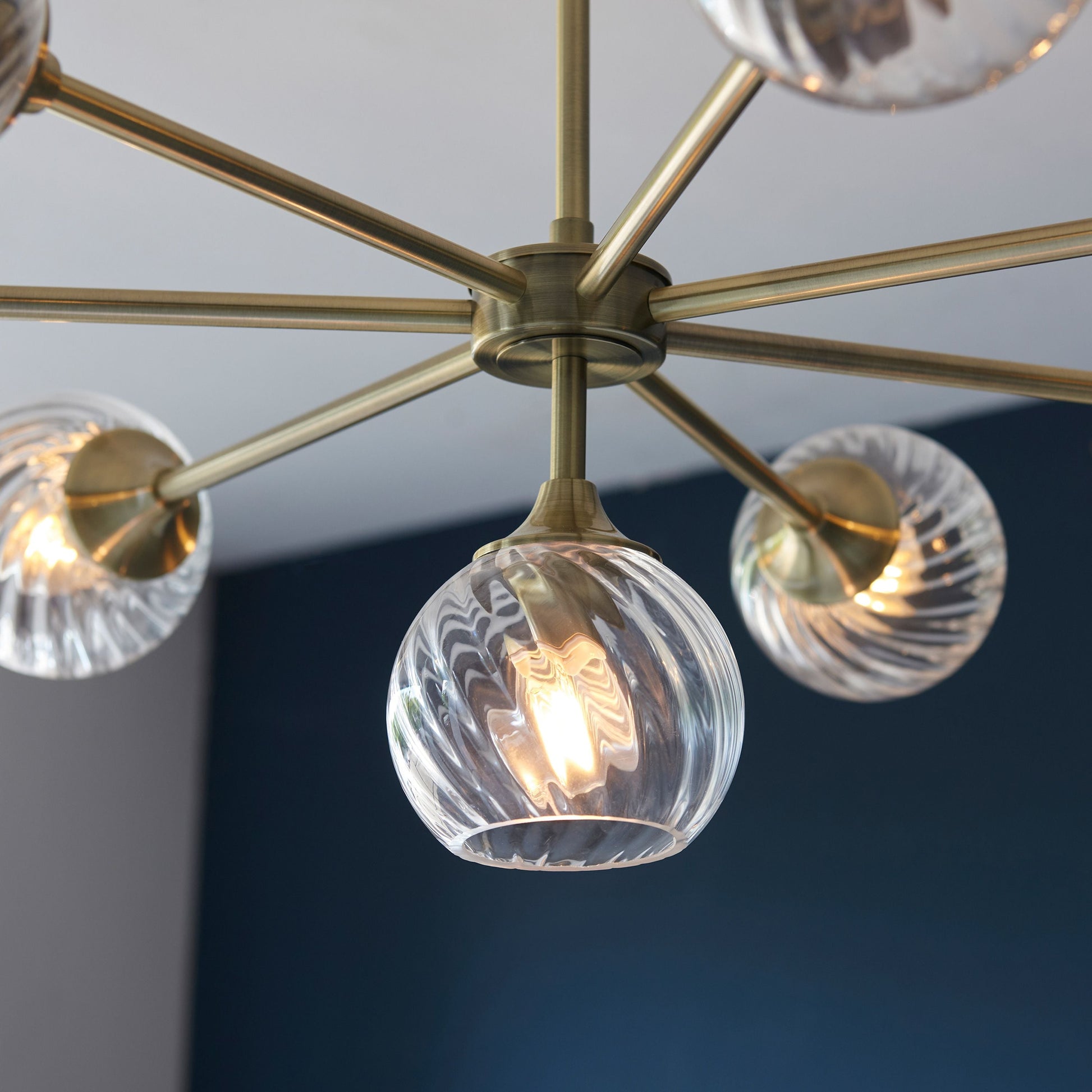 Allegra Pendant Light in Antique Brass