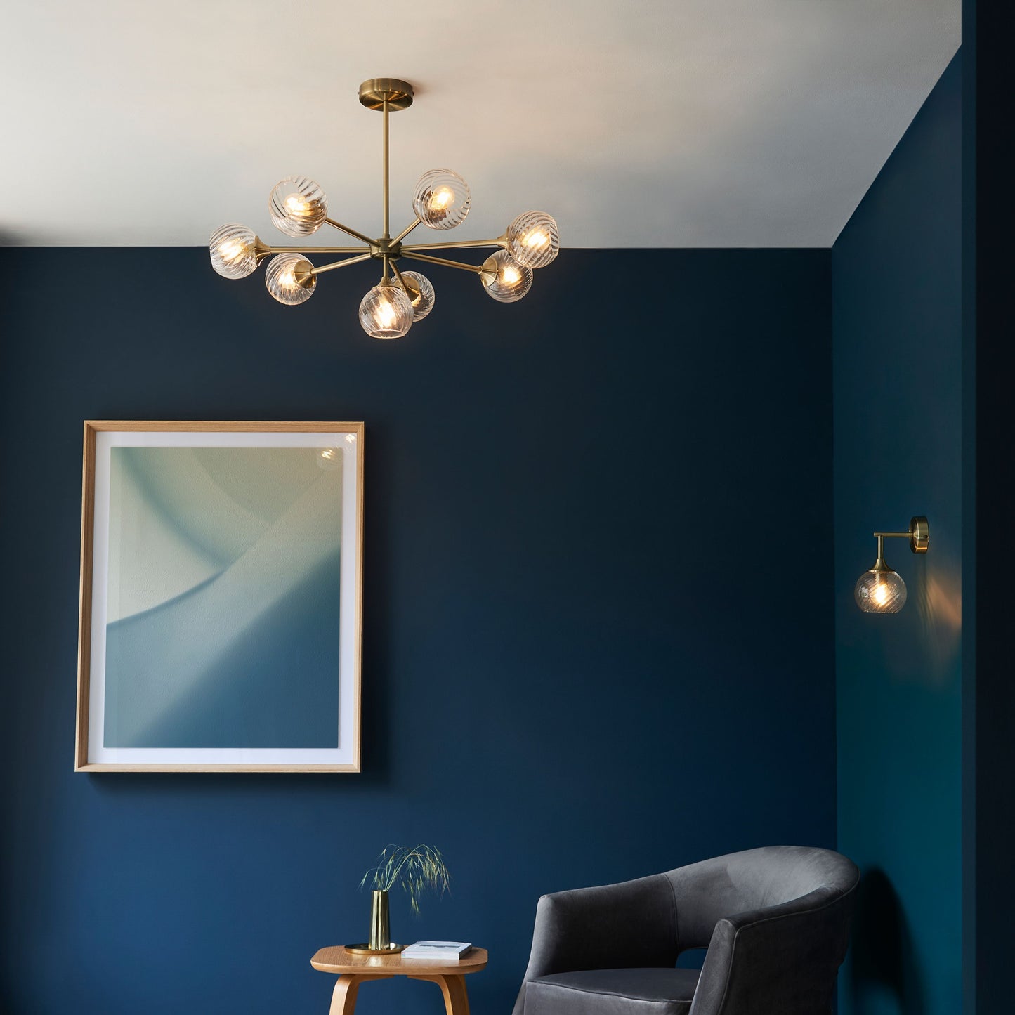 Allegra Pendant Light in Antique Brass