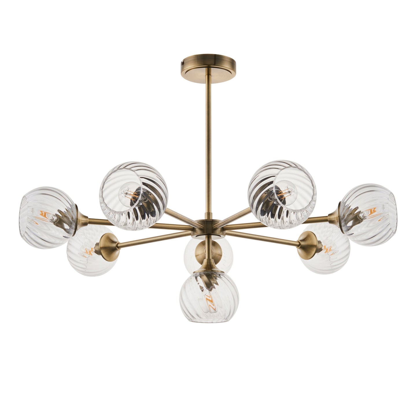 Allegra Pendant Light in Antique Brass