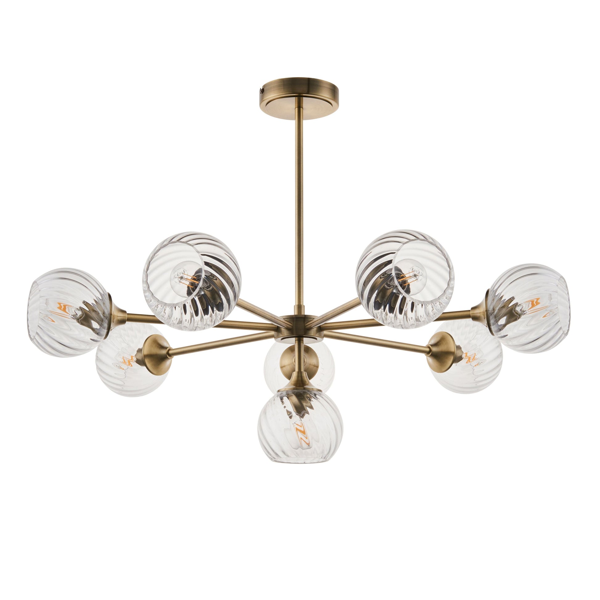 Allegra Pendant Light in Antique Brass