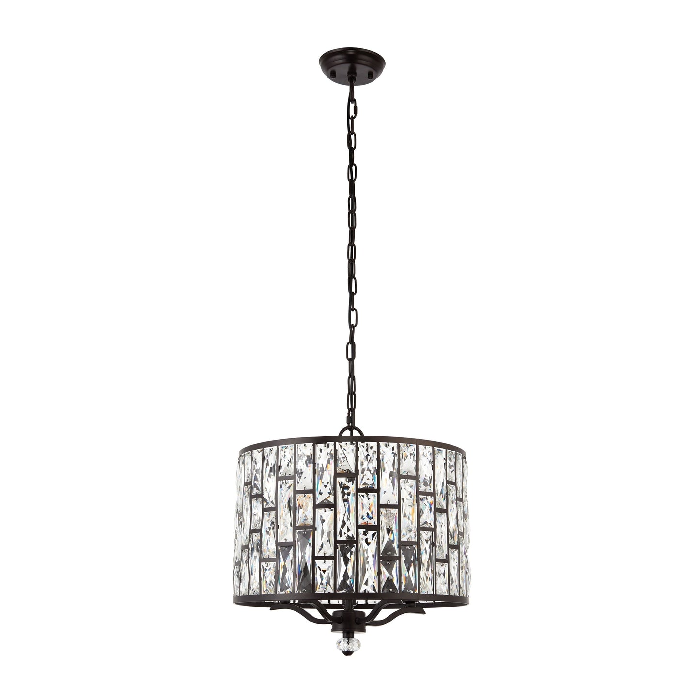 Belle 8-Light Pendant with Clear Crystal Accents