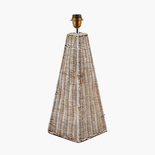 Charming Natural Rattan Table Lamp Base – Rustic Elegance