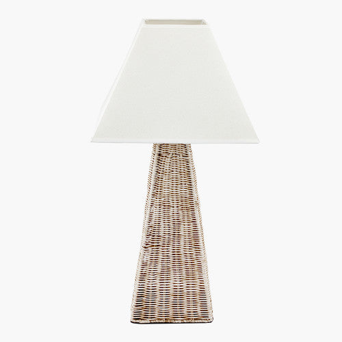 Charming Natural Rattan Table Lamp Base – Rustic Elegance