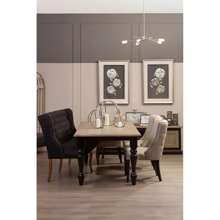 Kensington Townhouse Metal & Wood Media Unit In Grey