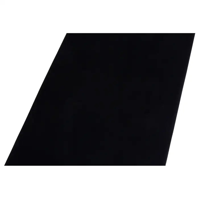 Hampton Indoor Bench, Black Velvet, Gold Cross Frame