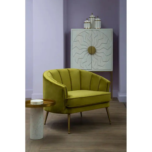 Elegant White Marble & Gold Side Table – Hammered Iron Trim Accent - 