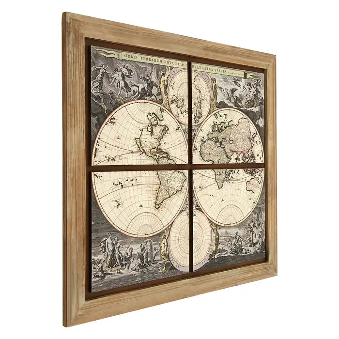 Merlin Wooden Wall Painting In Natural