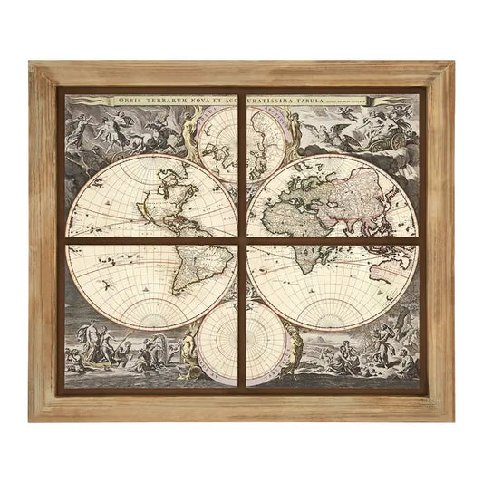 Merlin Wooden Wall Painting In Natural