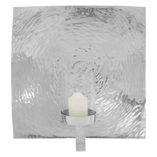 Kensington Townhouse Large Wall Sconce In Silver