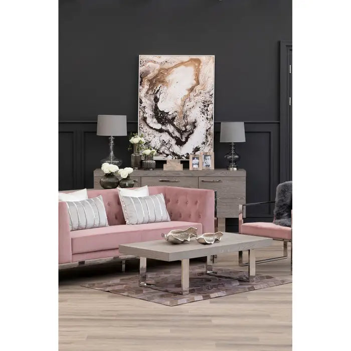Elegant Natural Marble-Effect Abstract Wall Art – Pinewood Frame & Textured Finish