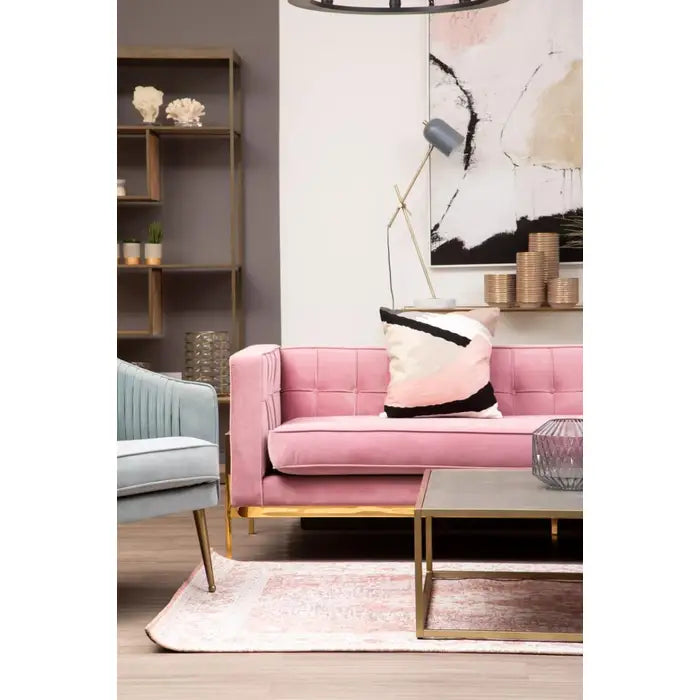Modern Pink Abstract Wall Art – Textured Design & Wooden Frame  