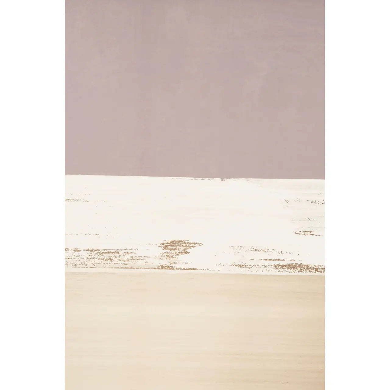 Minimalist Wooden Wall Art – Grey & Gold Tones