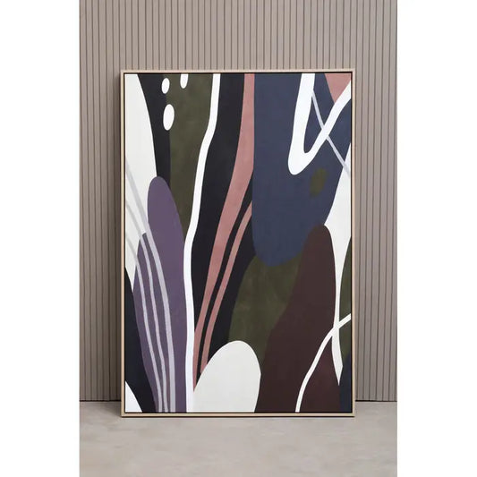 Modern Assorted Iron Wall Art – Abstract Design & Assembled Finish  
