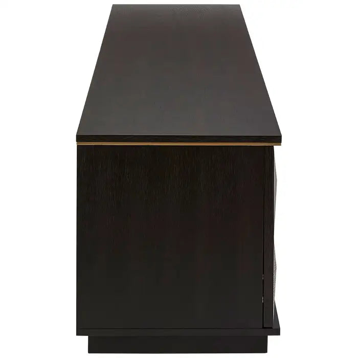 Diamond Wooden Media Unit In Brown