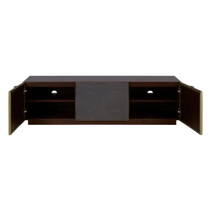 Kempton Wooden Media Unit In Brown