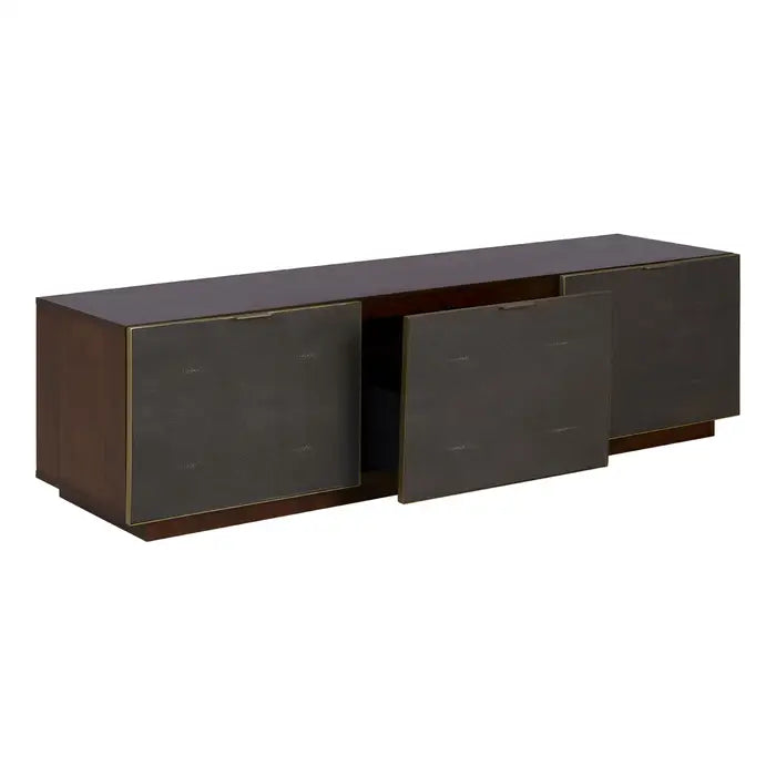 Kempton Wooden Media Unit In Brown